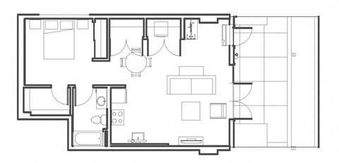 a black and white floor plan of a house